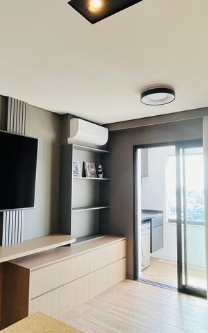 Studio à venda com 46m², 1 quarto e 1 vaga