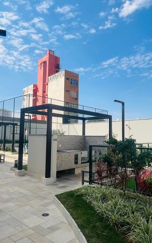 Studio à venda com 46m², 1 quarto e 1 vaga