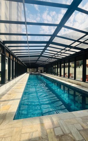 Studio à venda com 46m², 1 quarto e 1 vaga