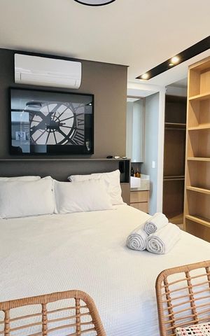 Studio à venda com 46m², 1 quarto e 1 vaga