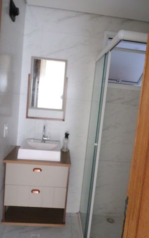 Studio à venda com 36m², 1 quarto e sem vagaBanheiro da Suíte