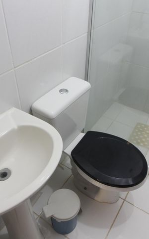 Casa de condomínio para alugar com 60m², 2 quartos e 1 vagaBanheiro Social