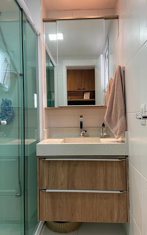 Apartamento à venda com 67m², 3 quartos e 1 vagaQuarto 1 - Banheiro