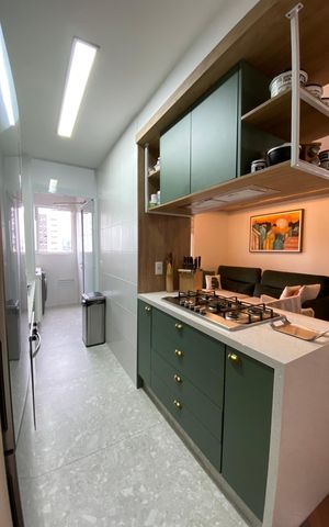 Apartamento à venda com 67m², 3 quartos e 1 vagaCozinha