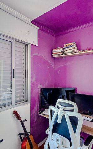 Apartamento para alugar com 57m², 2 quartos e 1 vagaQuarto 1