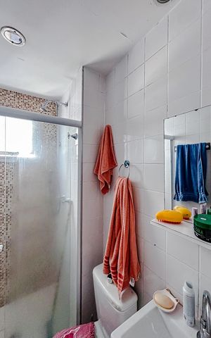 Apartamento para alugar com 57m², 2 quartos e 1 vagaBanheiro