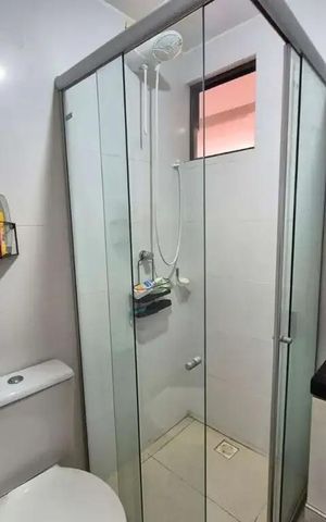 Studio para alugar com 50m², 2 quartos e sem vaga Studio para alugar com 50m², 2 quartos e sem vagaBanheiro