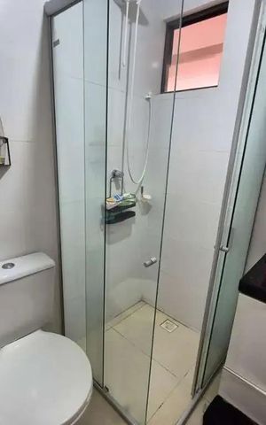 Studio para alugar com 50m², 2 quartos e sem vaga Studio para alugar com 50m², 2 quartos e sem vagaBanheiro