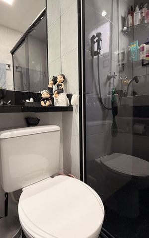 Apartamento à venda com 65m², 2 quartos e 1 vaga Apartamento à venda com 65m², 2 quartos e 1 vagaBanheiro 1