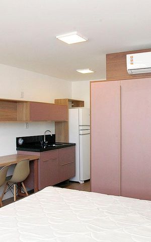 Studio para alugar com 36m², 1 quarto e 1 vagaStudio - Sala / Quarto