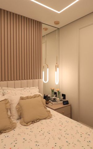 Apartamento à venda com 125m², 2 quartos e 2 vagasQuarto 2 - Suíte
