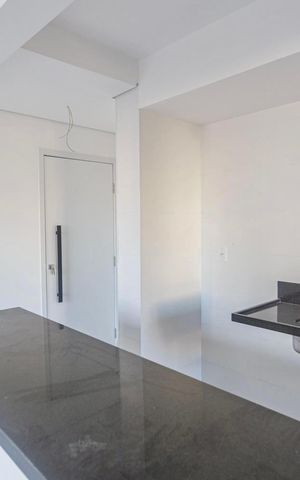 Apartamento à venda com 77m², 2 quartos e 2 vagas Apartamento à venda com 77m², 2 quartos e 2 vagasCozinha e Área de Serviço
