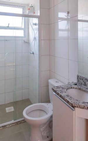 Apartamento para alugar com 46m², 2 quartos e 1 vaga Apartamento para alugar com 46m², 2 quartos e 1 vagaBanheiro