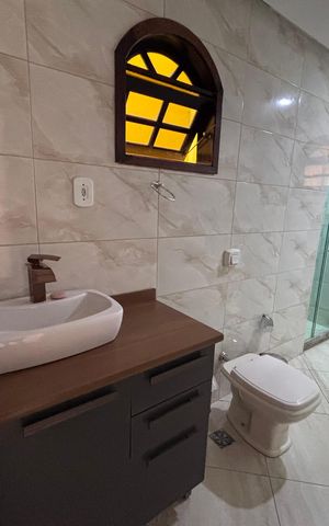 Casa de condomínio para alugar com 265m², 3 quartos e 2 vagas Casa de condomínio para alugar com 265m², 3 quartos e 2 vagasBanheiro da Suíte