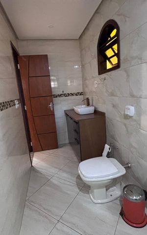 Casa de condomínio para alugar com 265m², 3 quartos e 2 vagas Casa de condomínio para alugar com 265m², 3 quartos e 2 vagasBanheiro da Suíte