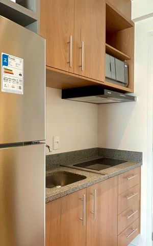 Studio para alugar com 25m², 1 quarto e sem vaga Studio para alugar com 25m², 1 quarto e sem vagaCozinha