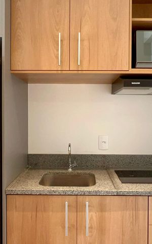 Studio para alugar com 25m², 1 quarto e sem vaga Studio para alugar com 25m², 1 quarto e sem vagaCozinha