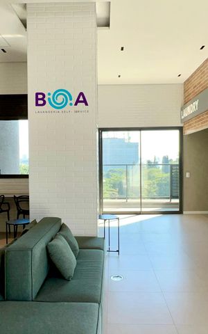 Studio para alugar com 25m², 1 quarto e sem vaga Studio para alugar com 25m², 1 quarto e sem vagaLavanderia