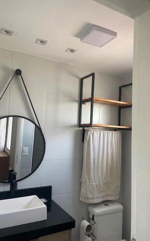 Apartamento à venda com 57m², 2 quartos e 1 vaga Apartamento à venda com 57m², 2 quartos e 1 vagaBanheiro