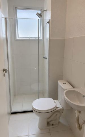 Apartamento para alugar com 48m², 2 quartos e 1 vaga Apartamento para alugar com 48m², 2 quartos e 1 vagaBanheiro