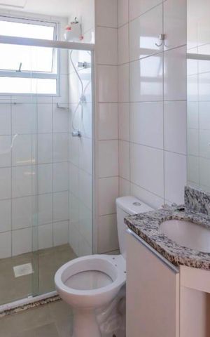 Apartamento para alugar com 45m², 2 quartos e 1 vaga Apartamento para alugar com 45m², 2 quartos e 1 vagaBanheiro