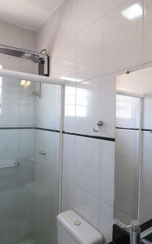 Casa de condomínio para alugar com 95m², 3 quartos e 2 vagasBanheiro do Quarto 3