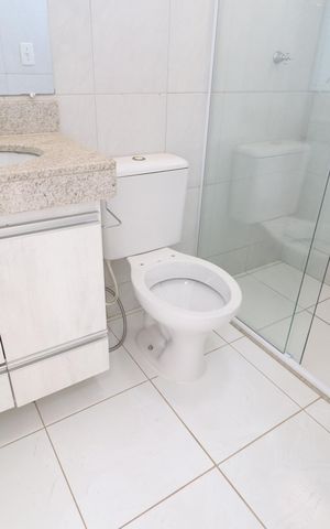 Casa de condomínio para alugar com 95m², 3 quartos e 2 vagasBanheiro Social