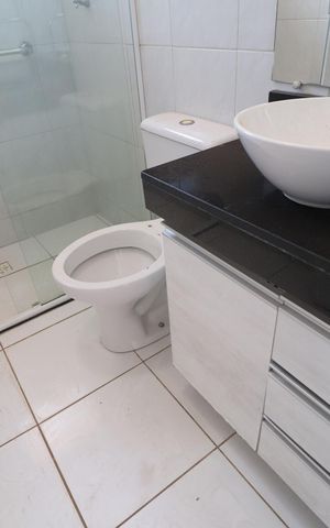 Casa de condomínio para alugar com 95m², 3 quartos e 2 vagasBanheiro do Quarto 3