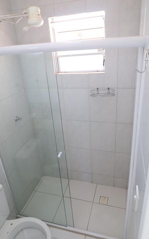Casa de condomínio para alugar com 95m², 3 quartos e 2 vagasBanheiro Social