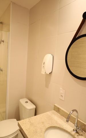 Apartamento à venda com 77m², 2 quartos e 2 vagasBanheiro 2