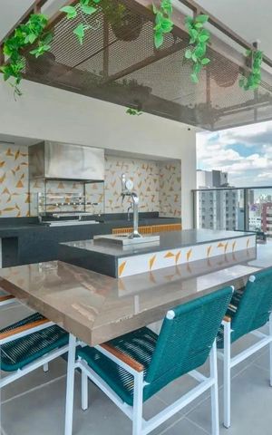 Apartamento para alugar com 30m², 1 quarto e sem vaga Apartamento para alugar com 30m², 1 quarto e sem vagaÁrea comum - Churrasqueira