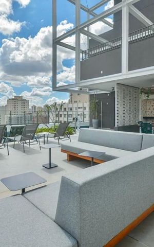 Apartamento para alugar com 30m², 1 quarto e sem vaga Apartamento para alugar com 30m², 1 quarto e sem vagaÁrea comum - Piscina