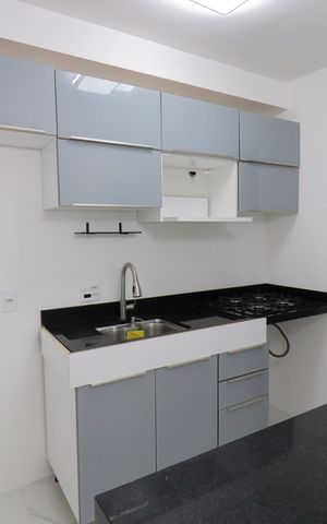 Apartamento para alugar com 49m², 2 quartos e 1 vagaCozinha - Armários
