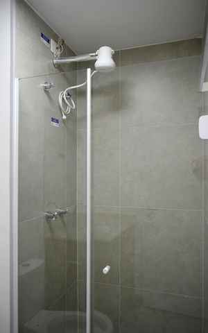 Apartamento para alugar com 25m², 1 quarto e sem vagaBanheiro da Suíte