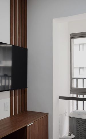 Apartamento para alugar com 25m², 1 quarto e sem vagaSala/Cozinha Integrados