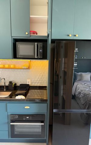 Apartamento para alugar com 22m², 1 quarto e sem vaga