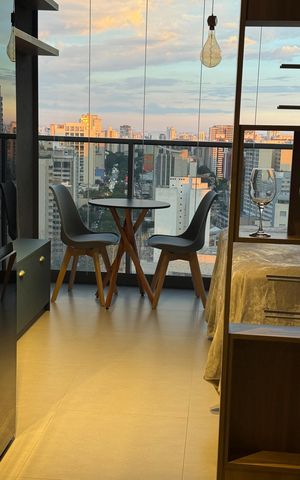 Apartamento para alugar com 22m², 1 quarto e sem vaga