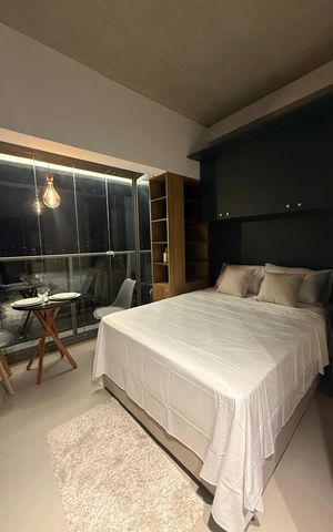 Apartamento para alugar com 22m², 1 quarto e sem vaga