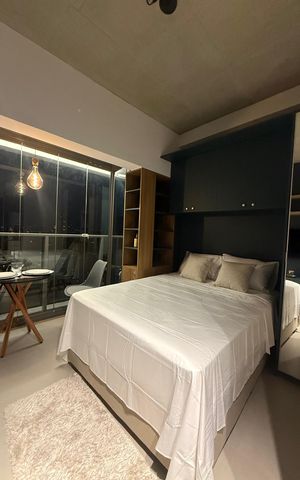 Apartamento para alugar com 22m², 1 quarto e sem vaga