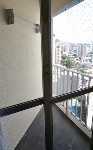 Apartamento à venda com 58m², 1 quarto e sem vagaVaranda da sala