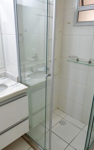 Apartamento à venda com 64m², 3 quartos e 2 vagasBanheiro Social