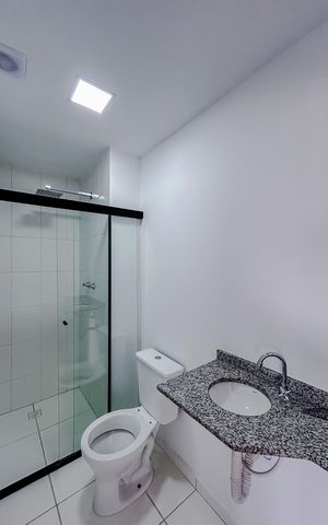 Apartamento para alugar com 36m², 2 quartos e sem vagaBanheiro
