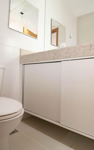 Apartamento para alugar com 48m², 1 quarto e 1 vaga Apartamento para alugar com 48m², 1 quarto e 1 vagaBanheiro da Suíte