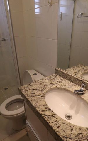 Apartamento para alugar com 45m², 2 quartos e 1 vaga Apartamento para alugar com 45m², 2 quartos e 1 vagaBanheiro