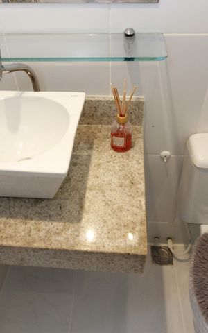 Casa de condomínio para alugar com 70m², 3 quartos e 1 vagaBanheiro da Suíte 1