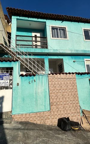 Casa para alugar com 45m², 1 quarto e sem vagaFachada + placa