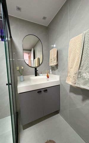 Apartamento para alugar com 57m², 1 quarto e 1 vaga Apartamento para alugar com 57m², 1 quarto e 1 vagaBanheiro