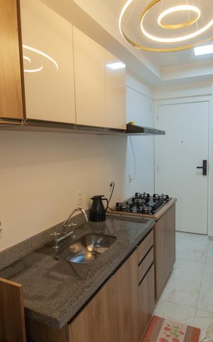 Apartamento para alugar com 44m², 2 quartos e 1 vaga