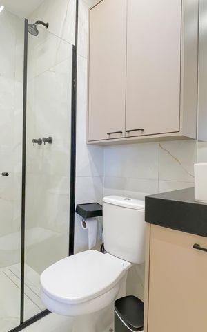 Apartamento à venda com 61m², 2 quartos e 1 vagaBanheiro 2