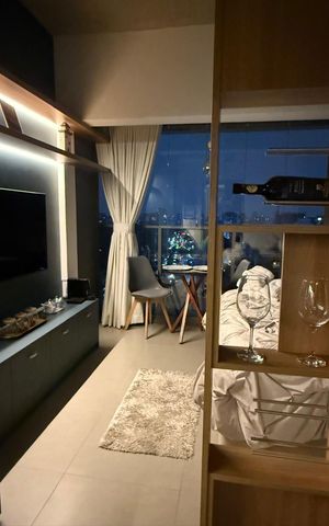 Apartamento para alugar com 35m², 1 quarto e sem vaga Apartamento para alugar com 35m², 1 quarto e sem vagaSala/Quarto